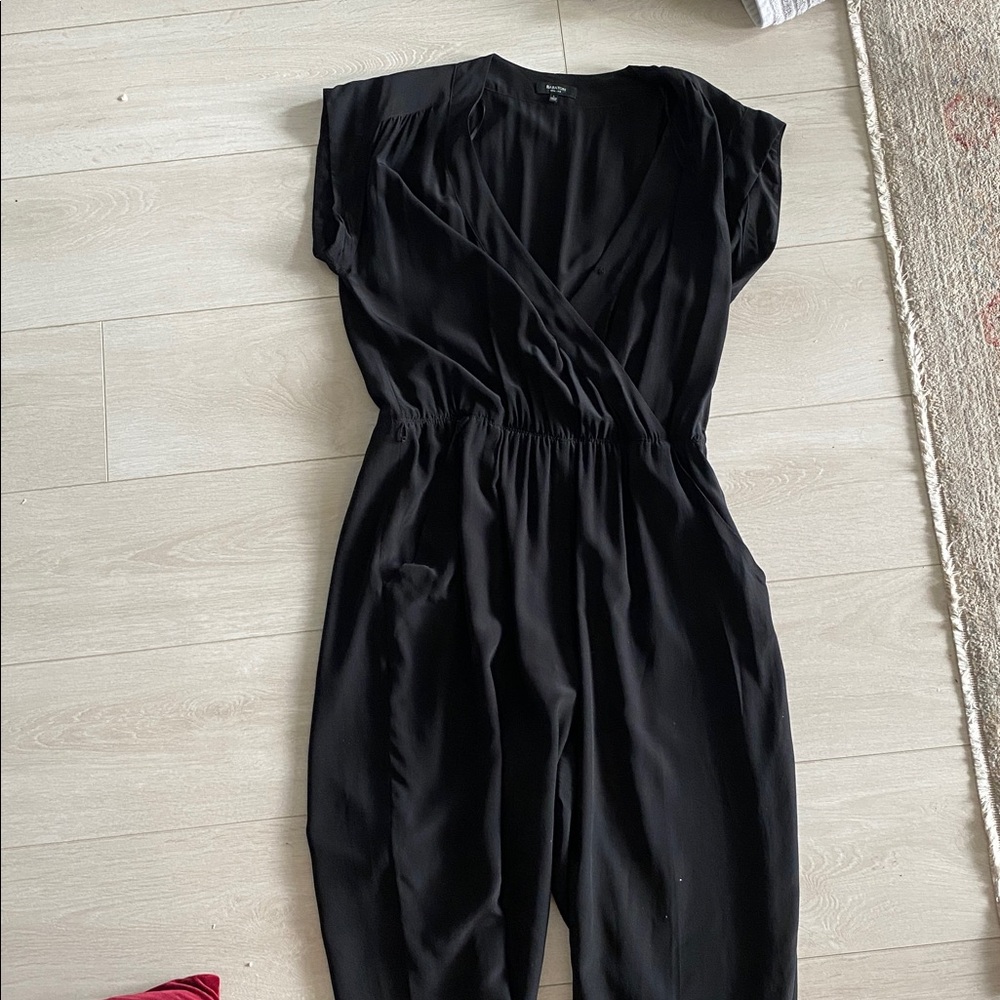 Babaton silk Wrap-Front Jumpsuit